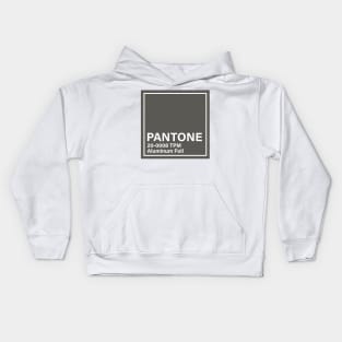 pantone 20-0008 TPM Aluminum Foil Kids Hoodie